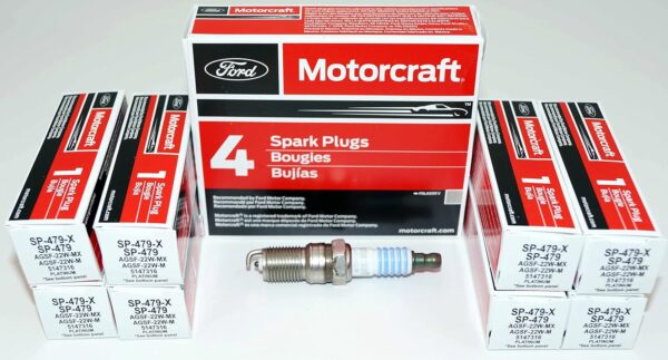 Genuine Motorcraft Spark Plug SP-479 AGSF22WM Pack of 8