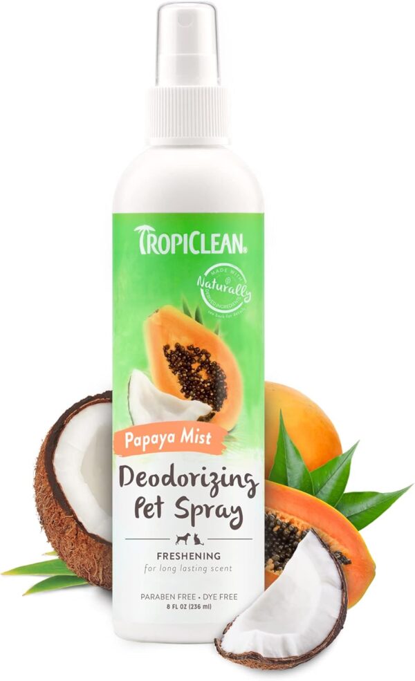 TropiClean Papaya Dog Perfume Spray 8 oz
