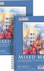 U.S. Art Supply 11" x 14" Mixed Media Paper Pad Sketchbook