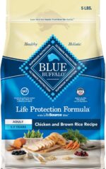 Blue Buffalo Life Protection Formula Adult Dry Dog Food, Chicken & Brown Rice Recipe, 5-lb. Bag