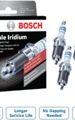 BOSCH 9614 OE Fine Wire Double Iridium Spark Plug - Pack of 4