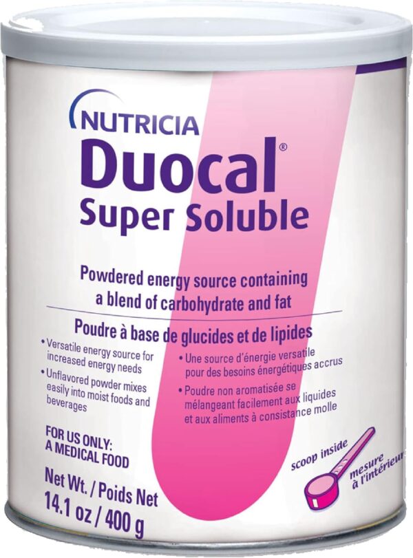 High Calorie Super Soluble Powder, Unflavored - 14.1 Oz Can