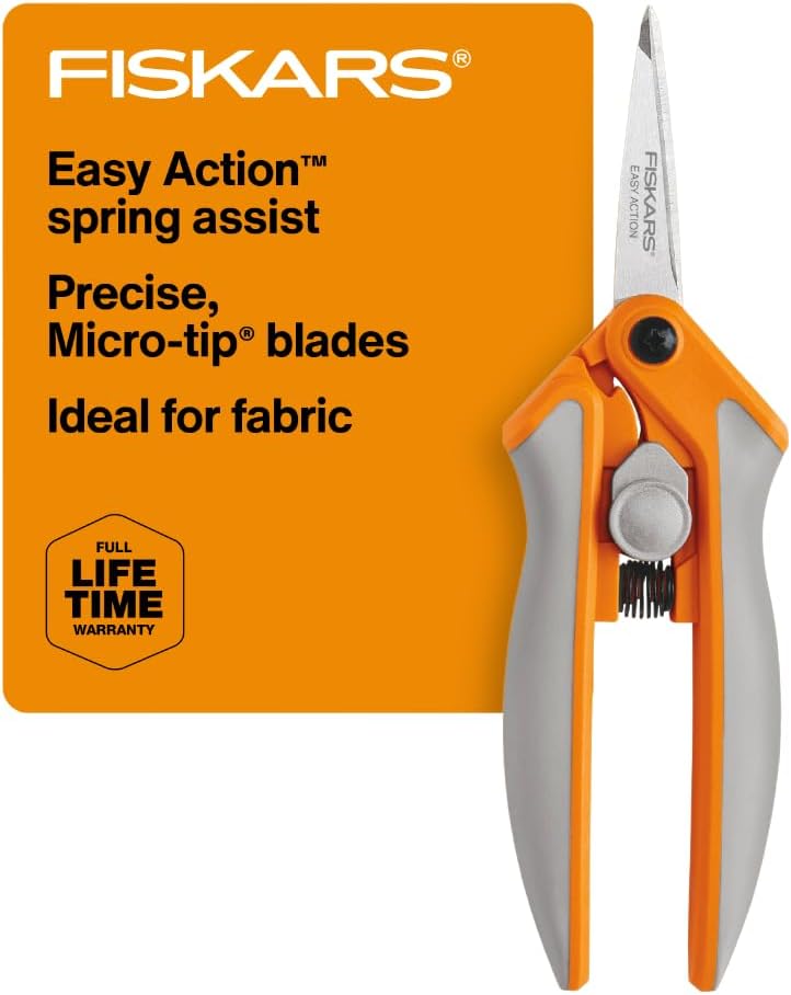 Fiskars RazorEdge Micro-Tip Easy Action Scissors