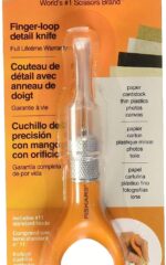 Fiskars 163050-1001 Fingertip Craft Knife, 7 Inch, Orange