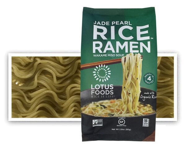 Lotus Foods Gourmet Jade Pearl Rice Ramen 2.8 oz. Pack of 10