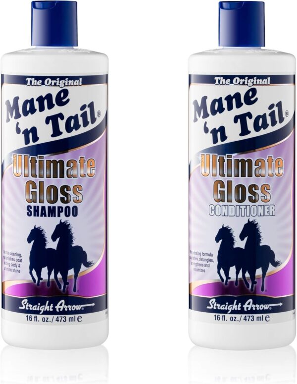 Mane 'n Tail Ultimate Gloss Combo Set for The Ultimate Long Lasting Shine 16 Oz (2 pack)