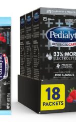 Pedialyte AdvancedCare Plus Drink Powder Packets, 0.6 oz, 18 Count