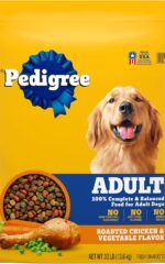 Pedigree Complete Nutrition Adult Dry Dog Food, Roasted Chicken & Vegetable Flavor, 30 lb. Bag