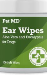 Pet MD - Dog Ear Cleaner Wipes 100 Count