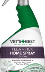 Vet's Best Flea and Tick Home Spray for Cats 32 oz