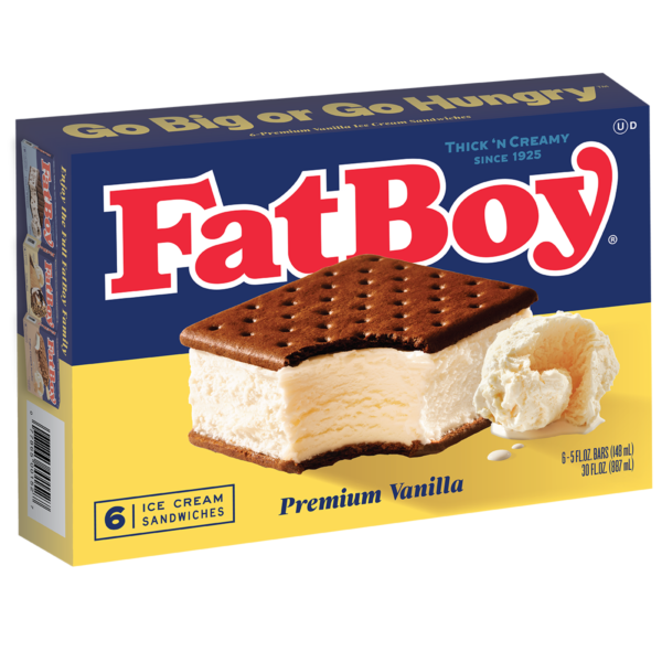 FATBOY ICE CREAM SANDWICH VANILLA
