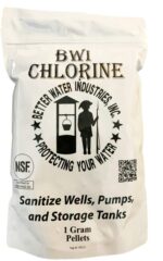 Better Water Industries (BWI) C21044 Chlorine Pellets 2.2 lbs